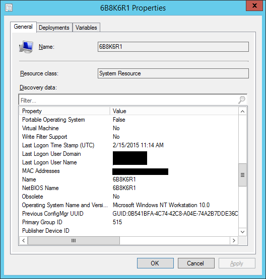 Client reporting to ConfigMgr 2012 R2